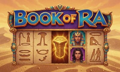 Book of Ra Slot mit &auml;gyptischem Entdecker und goldenem Artefakt im WildRobin Echtgeld Casino