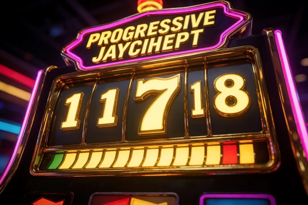 Leuchtende goldene Jackpot-Anzeige als Symbol f&uuml;r die Jackpot-Spiele